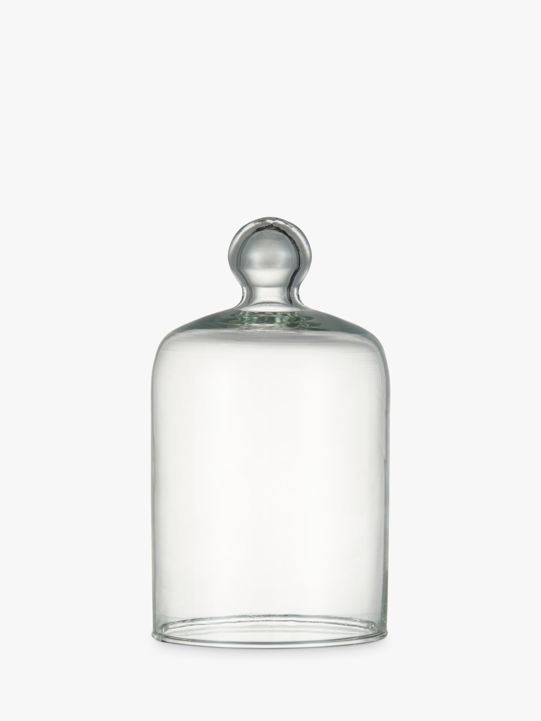 John Lewis Partners Glass Bell Cloche Jar Small At John Lewis