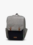 Babymel George Eco Backpack Changing Bag, Grey