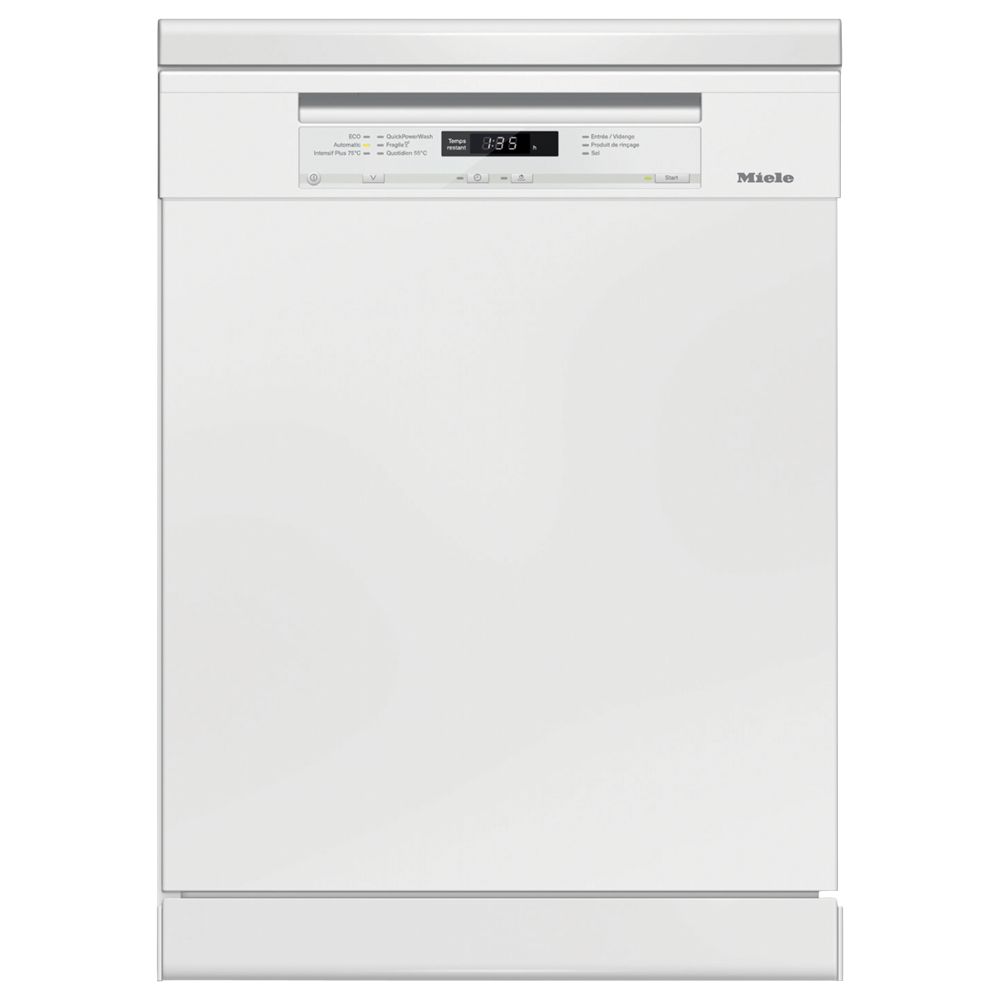 Miele G6630SC Freestanding Dishwasher, White