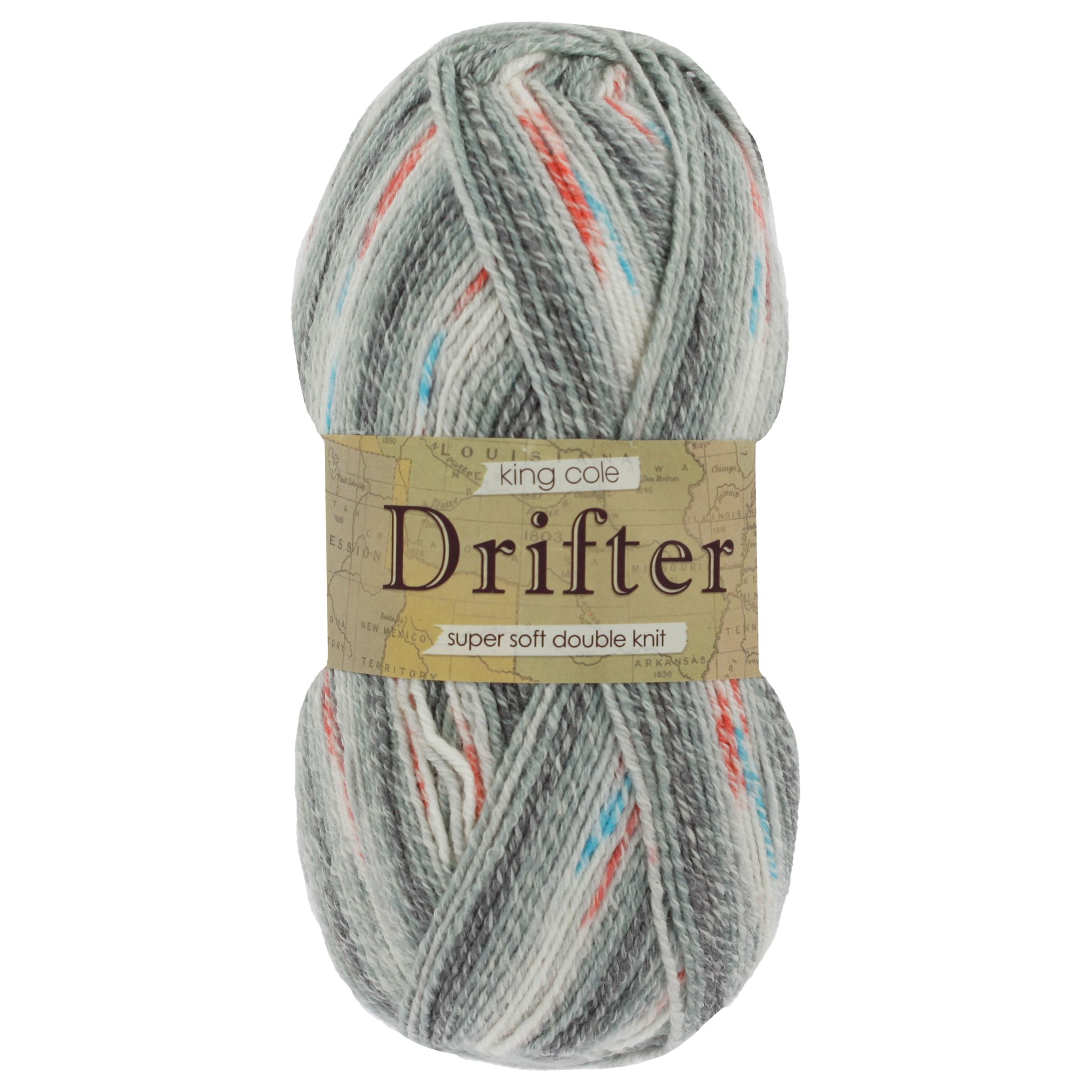 King Cole Baby Drifter DK Yarn, 100g, Pewter