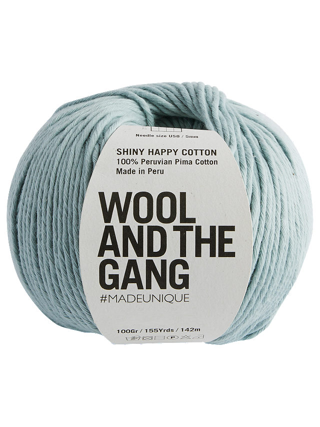 Wool And The Gang Shiny Happy Cotton - Duck Egg Blue