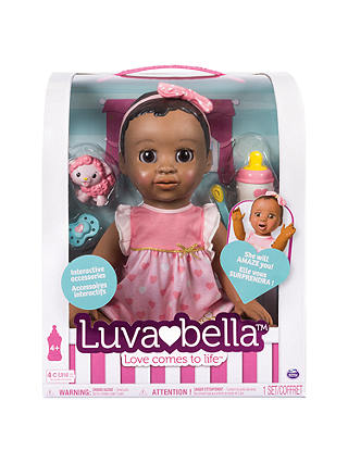 Luvabella Baby Doll Dark Brown Hair