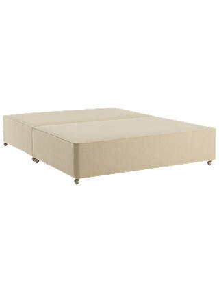 John Lewis & Partners Natural Collection Pocket Spring Divan Base, FSC-Certified (Spruce, Fiberboard), Small Double