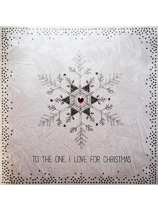 Five Dollar Shake Snowflake Christmas Card
