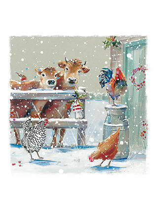 Ling Designs Farmyard Christmas Card