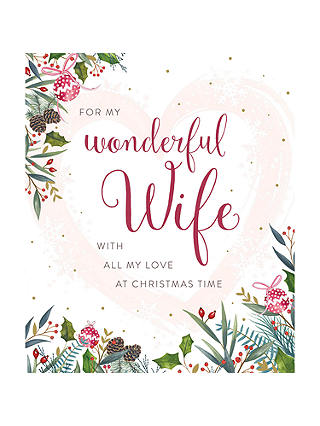 Woodmansterne Wonderful Wide Christmas Card