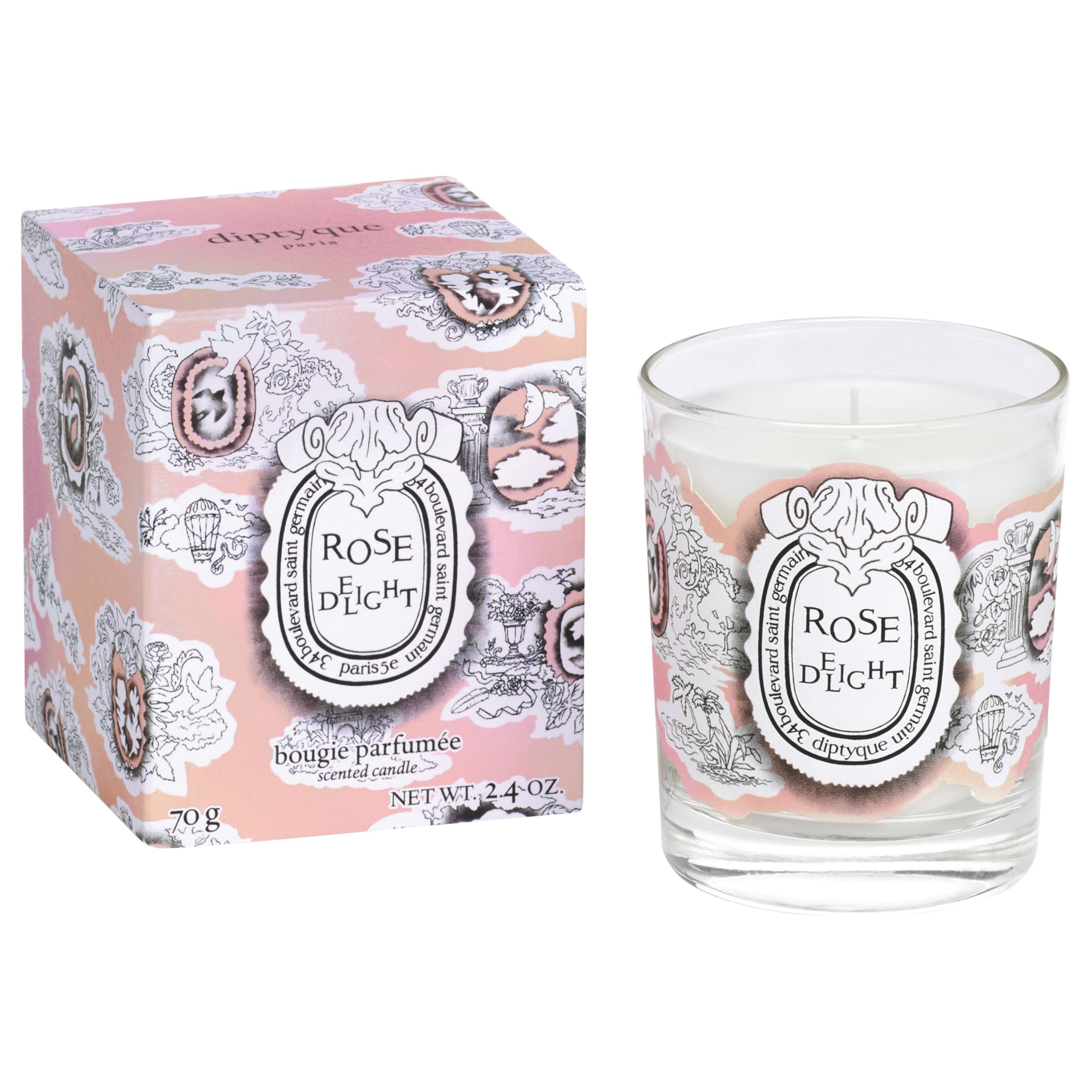 DIPTYQUE Rose Delight Vday Small Candle
