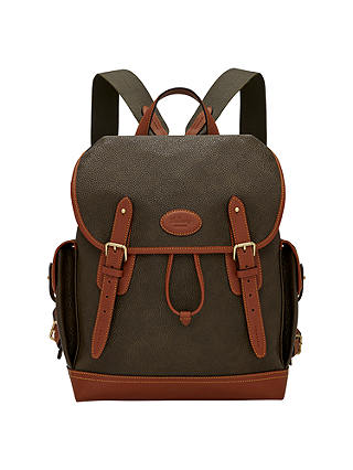 Mulberry Heritage Scotchgrain Backpack, Brown