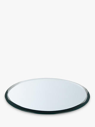 John Lewis & Partners Mirror Candle Plate, Dia.18cm