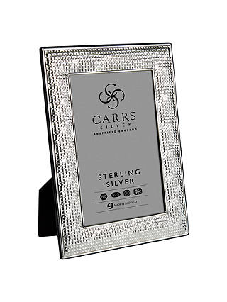 Carrs Cross Stitch Photo Frame, Silver
