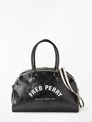 Fred Perry Grip Bag, Black/Ecru