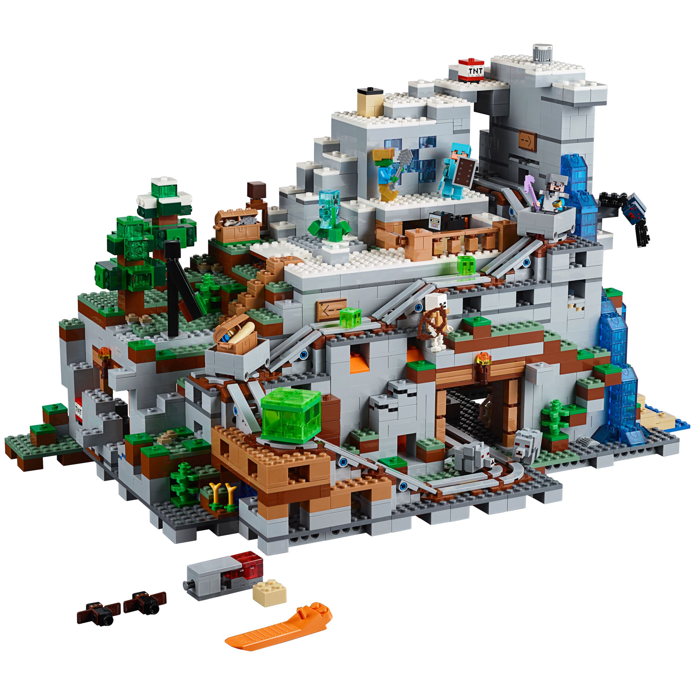 minecraft the mountain cave building kit