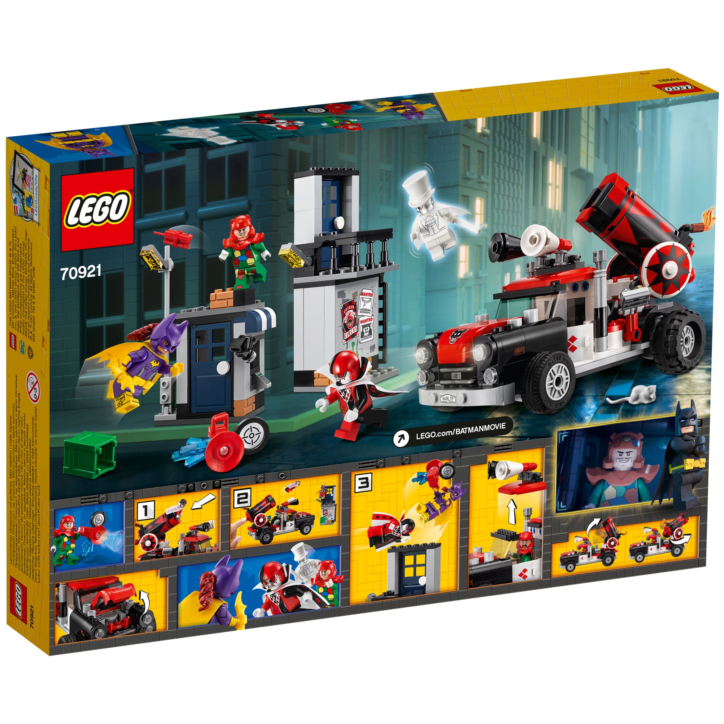 Lego The Lego Batman Movie 70921 Harley Quinn Cannonball Attack