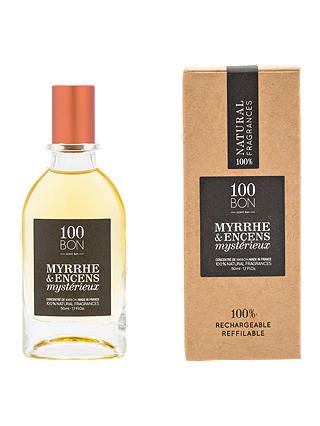 100BON Myrrhe & Encens Mystérieux Eau de Parfum Concentré, 50ml
