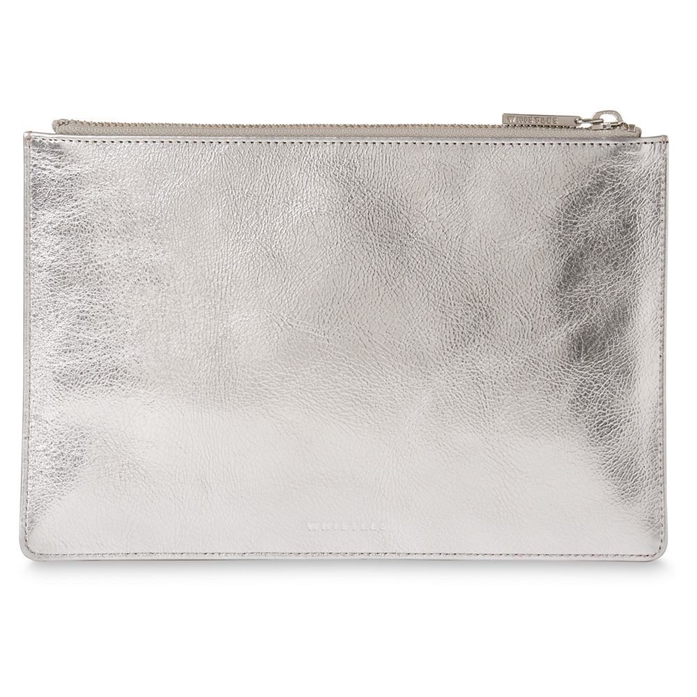 whistles silver clutch