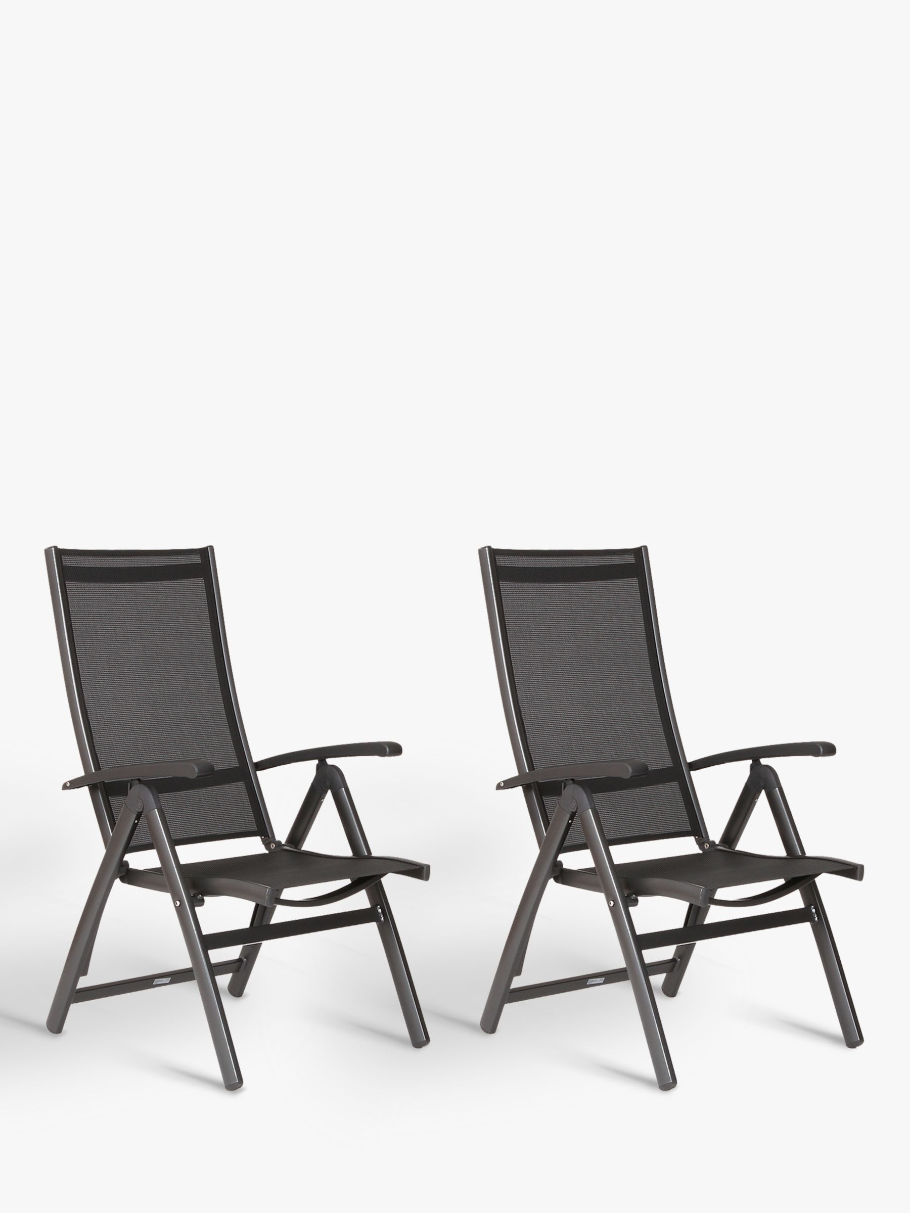 Photo of Kettler surf multi position reclining sun loungers set of 2 grey