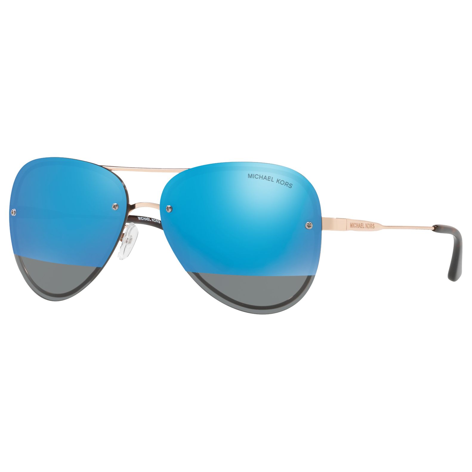 michael kors sunglasses blue mirror
