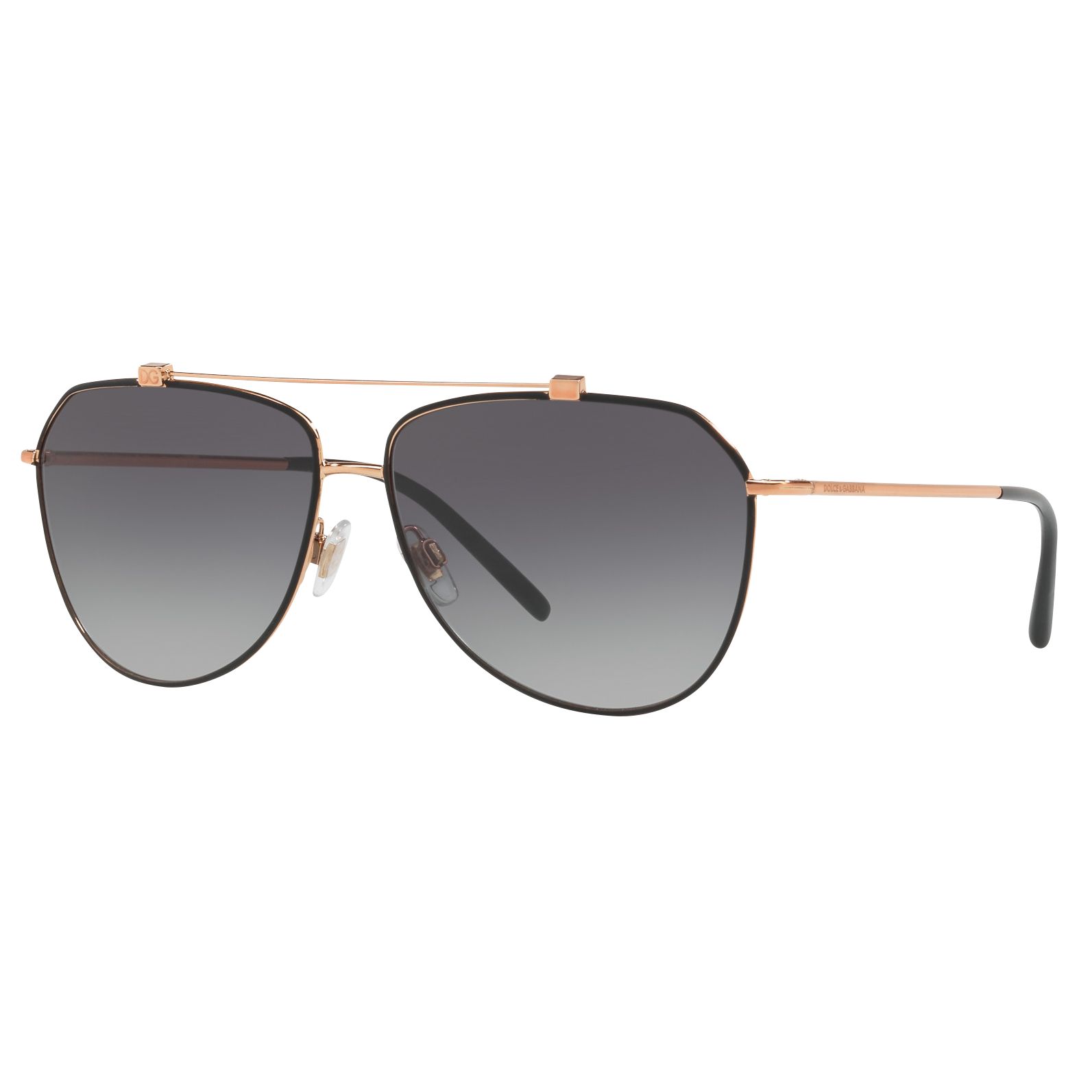 Dolce & Gabbana DG2190 Aviator Sunglasses, Gry Grd