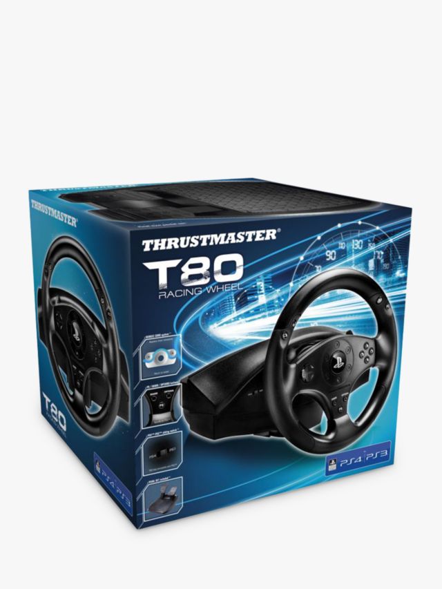 Thrustmaster T80, Gaming Wheel, PS3/PS4, Black