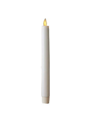 Luminara Living Flame Soft Touch LED Silicone Tapered Candle, 23cm