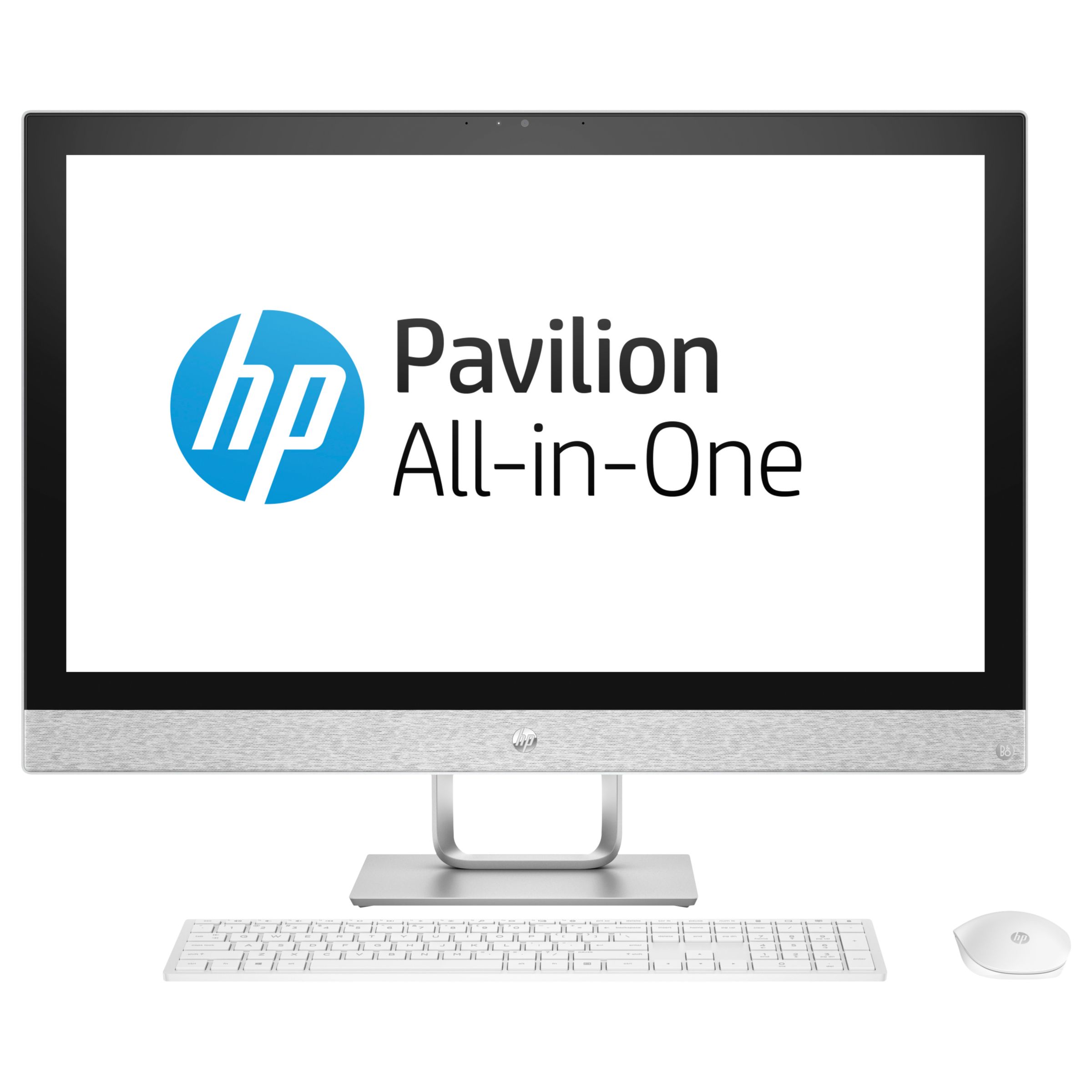 HP Pavilion 27-r079na All-in-One PC, Intel Core i5, 16GB, 2TB HDD, 27, AMD Radeon 530, White