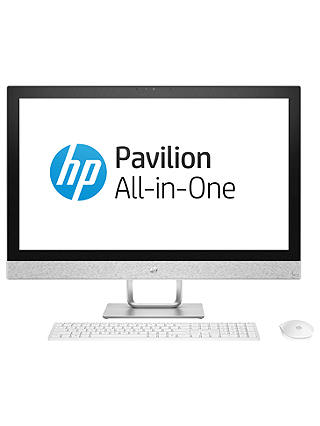 HP Pavilion 27-r079na All-in-One PC, Intel Core i5, 16GB, 2TB HDD, 27", AMD Radeon 530, White