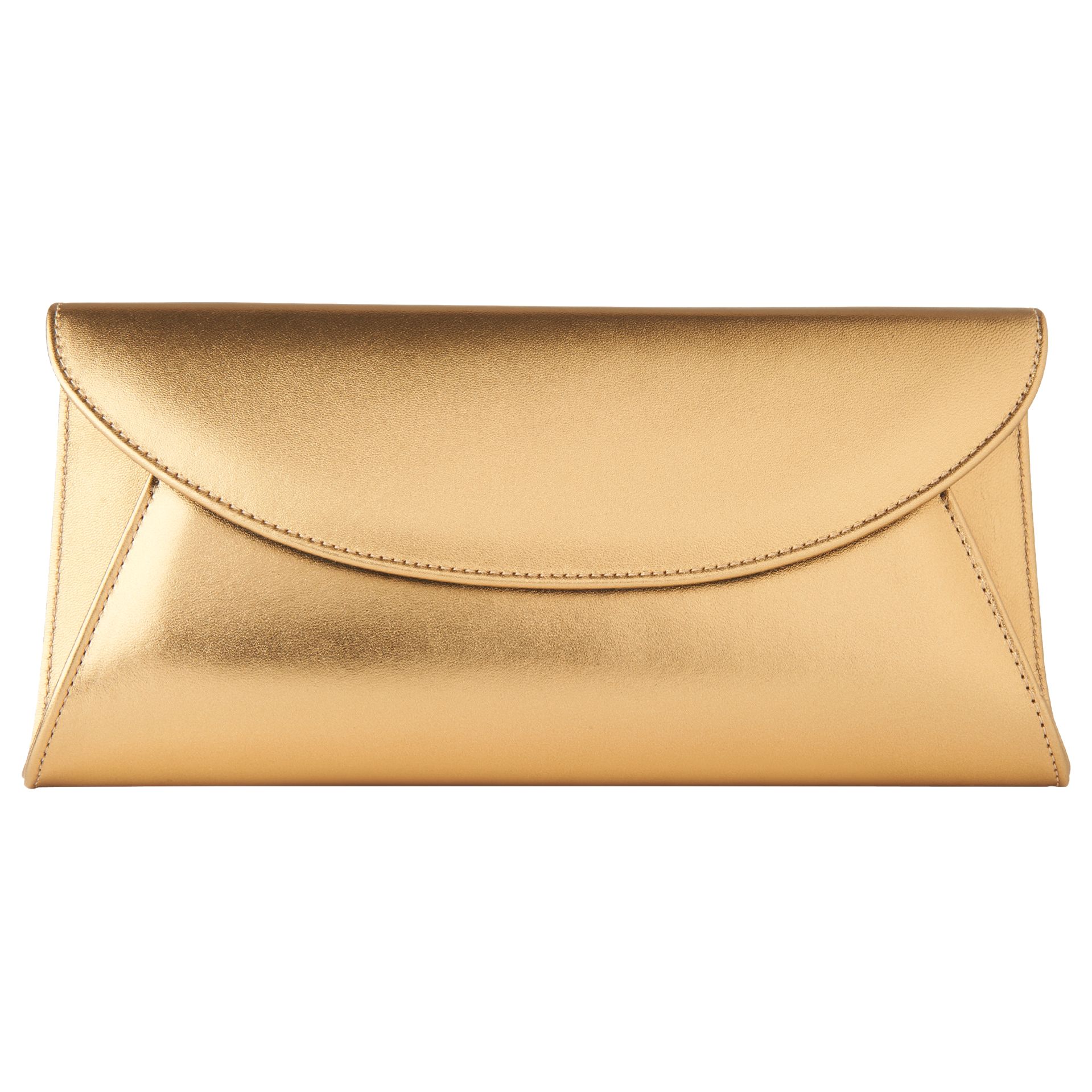 bronze gold clutch bag