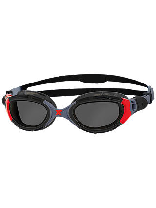 Zoggs Predator Flex Polarized Swimming Goggles, Black/Blue/Copper