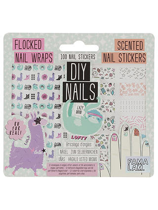 NPW Famalam DIY Nail Sticker Set, Pack of 100