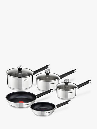 Tefal Emotion Stainless Steel Non-Stick Pan Set, Pieces 5