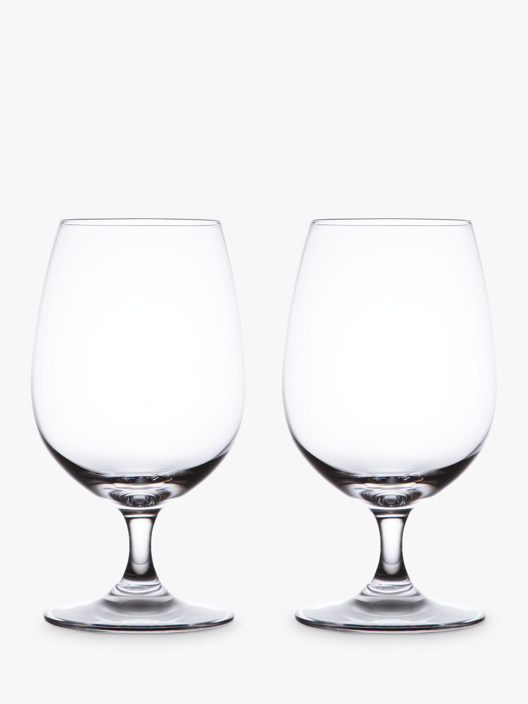 John Lewis Cellar Stout Glasses, Clear, 440ml, Set of 2