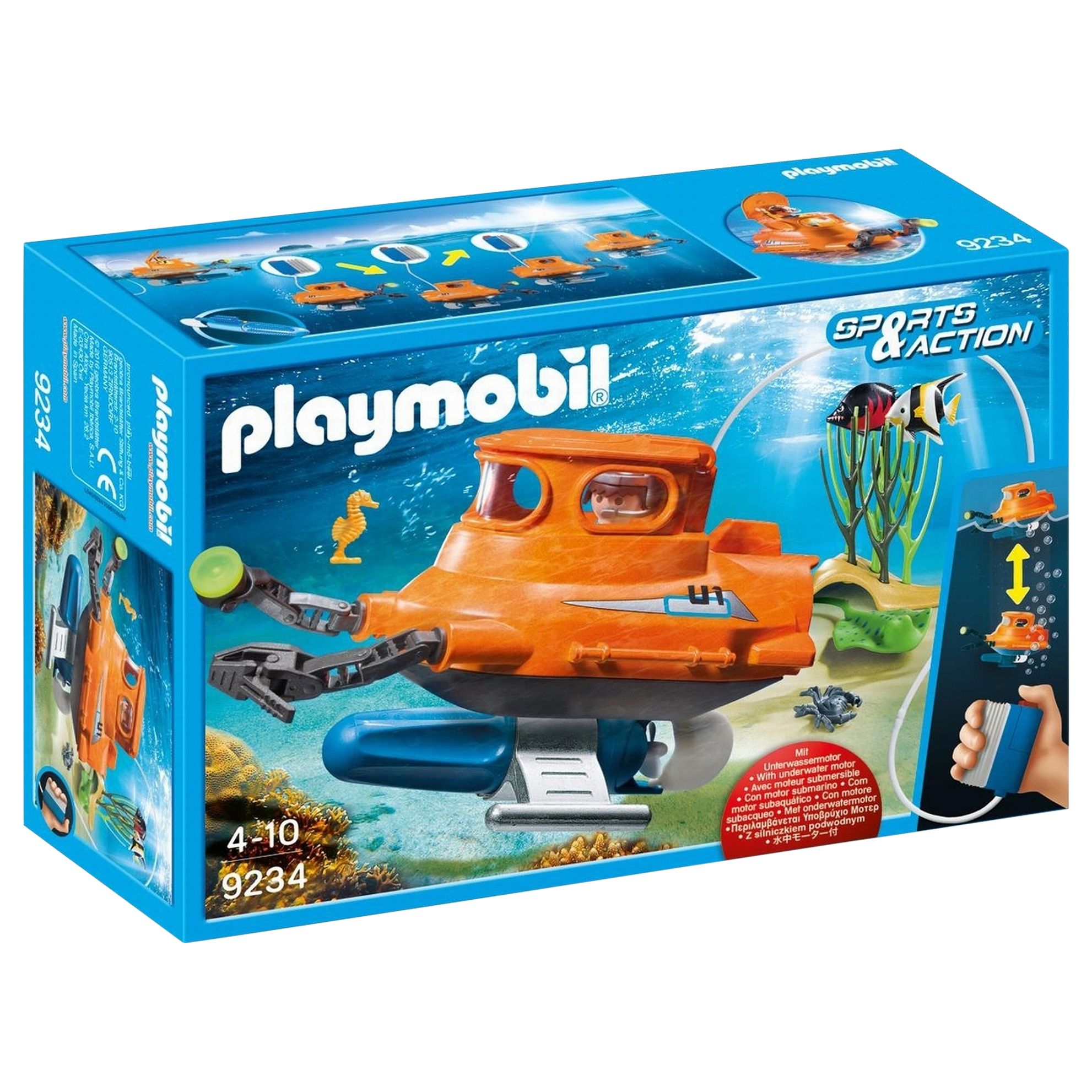playmobil submarine 9234