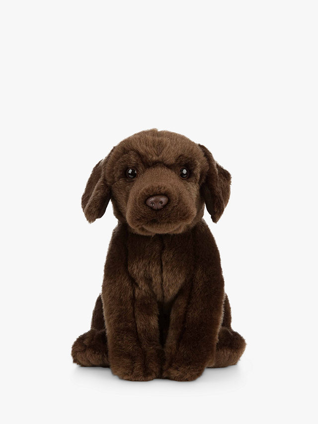 Living Nature Chocolate Labrador Soft Toy
