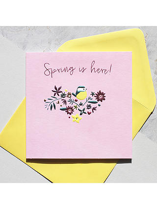 Bellybutton Bubble Spring Is Here Easter Greeting Card