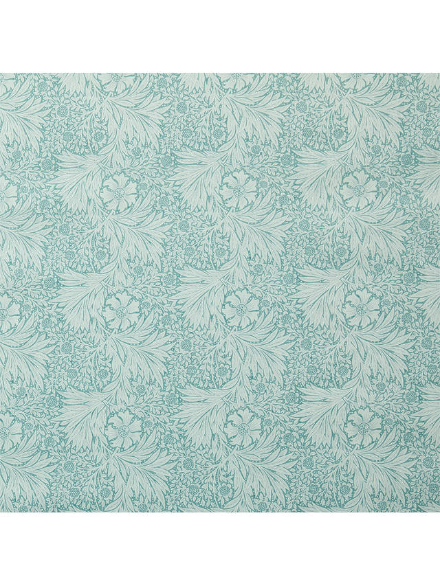 Morris & Co. Marigold Printed Fabric, Aqua
