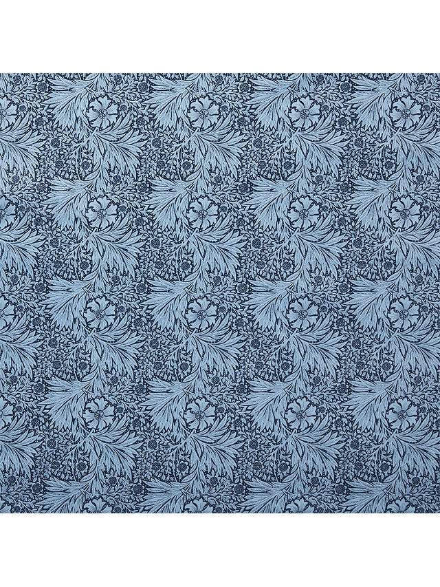 Morris & Co. Marigold Printed Fabric, Navy