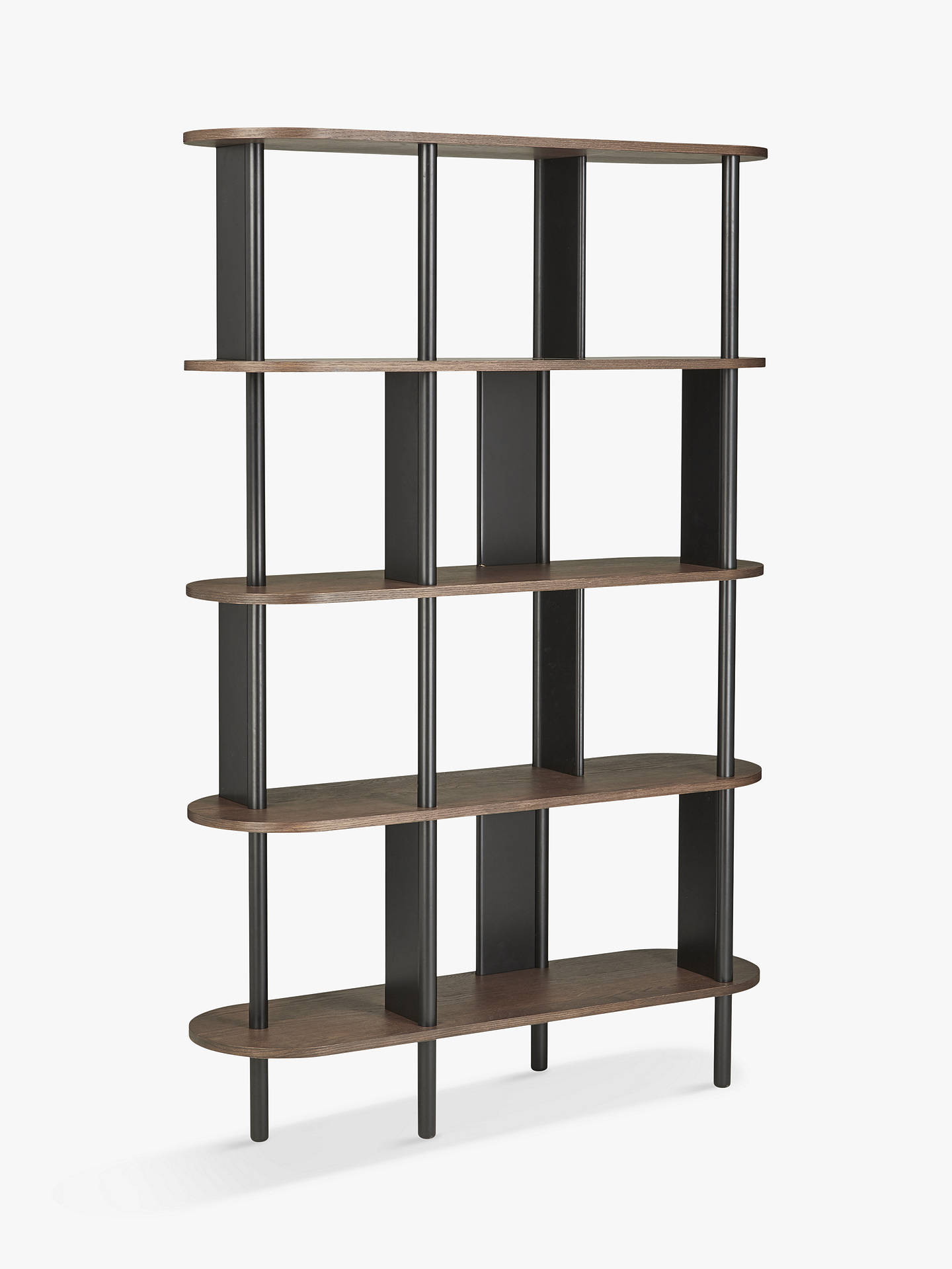 John Lewis Partners Yoko Shelving Unit Dark Oak At John Lewis