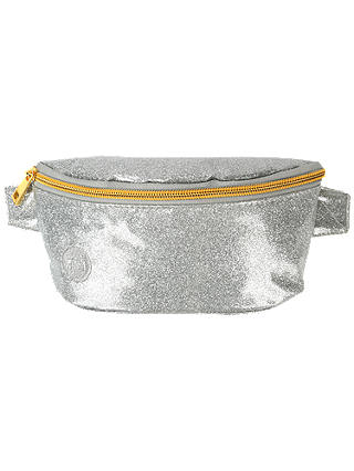 Mi-Pac Glitter Bum Bag, Silver