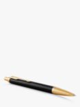 PARKER IM Premium Chiselled Ballpoint Pen, Black/Gold