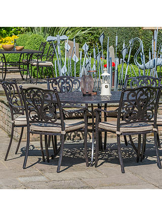 Lg Outdoor Devon 6 Seater Garden Dining, Lg Outdoor Devon 6 Seater Garden Dining Table And Chairs Set