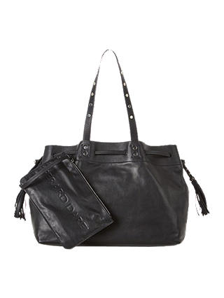 Gerard Darel Le Simple 2 Bis Leather Bag, Black