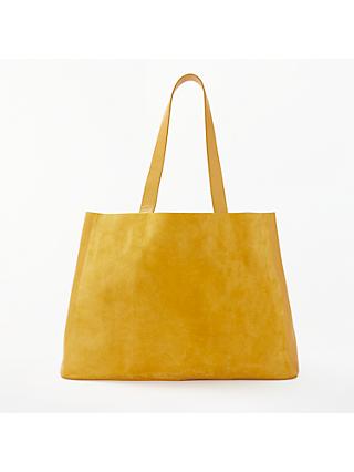 AND/OR Isabella Leather East/West Tote Bag, Ochre