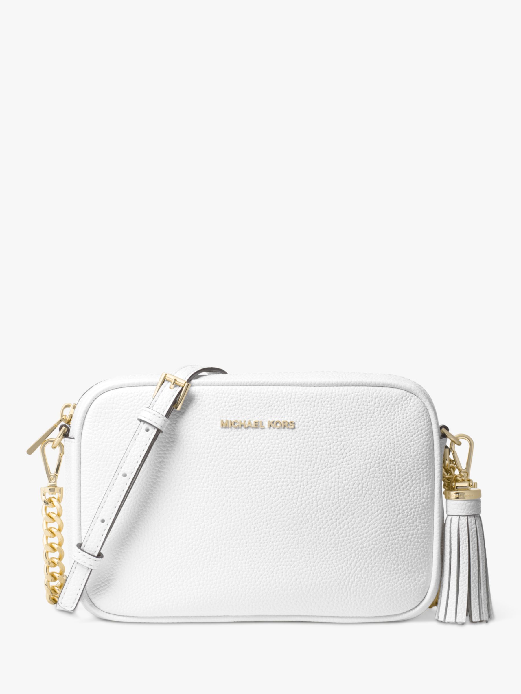 michael michael kors ginny leather crossbody bag