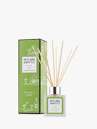 Heyland & Whittle Solutions Chef's Friend Reed Diffuser, 100ml, Green
