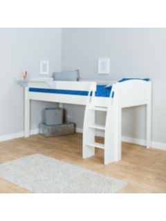 Stompa Uno S Plus Mid-sleeper Bed Frame, White