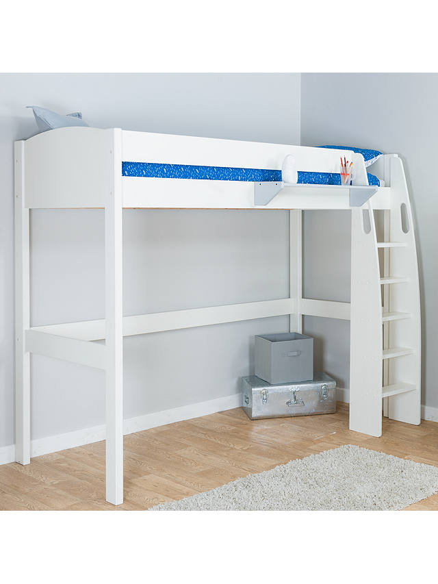 Stompa Uno S Plus High-Sleeper Bed Frame, White