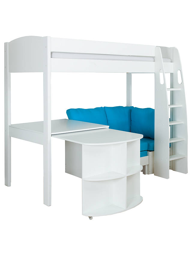 Stompa Uno S Plus High Sleeper Bed With, Flip Out Desk Bed