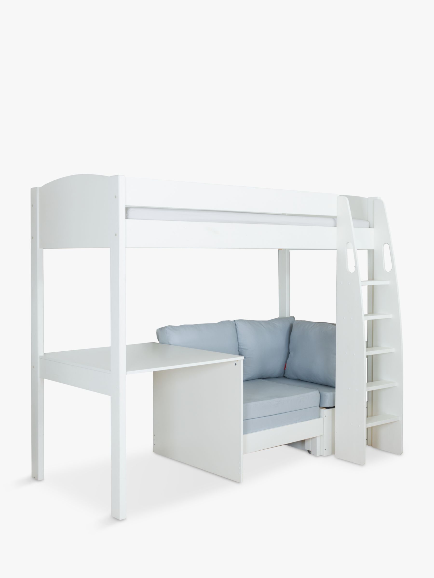 Photo of Stompa uno s plus high-sleeper bed with fixed desk and chair bed