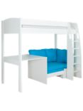 Stompa Uno S Plus High-Sleeper Bed with Fixed Desk and Chair Bed