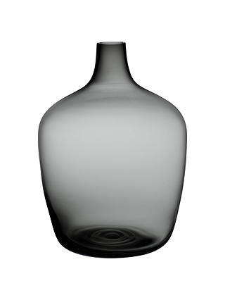 Nude Dame Jeanne Demijohn Glass Vase, Large, Smoke
